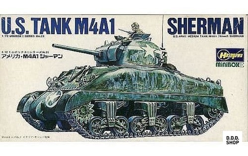 American m4a1 sherman - 1/72,