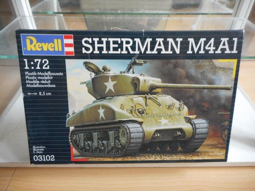 Revell sherman m4a1 scale - revell, 1:72