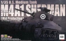 1/35 US M4A1 Sherman Medium
